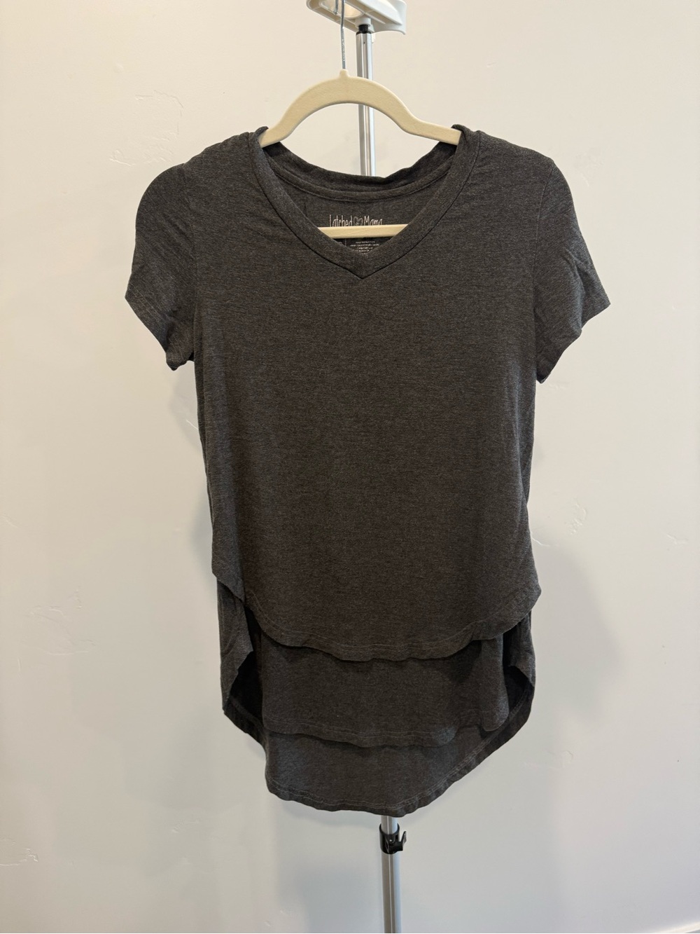 Latched Mama Women’s nursing top - Charcoal
